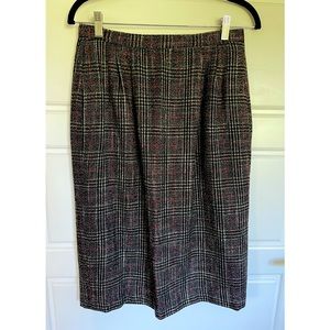 Lowell & Whitney Plaid Skirt